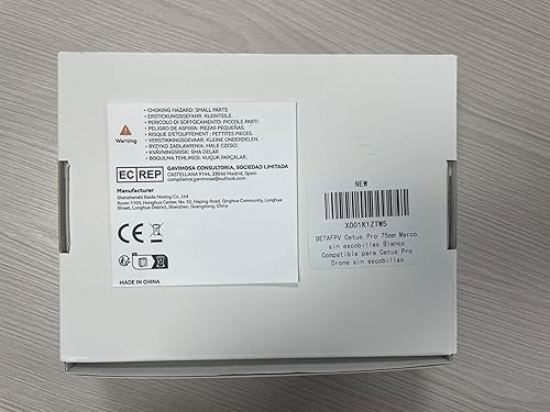 Miniatura 7 de BETAFPV Cetus Pro - Marco sin escobillas de 2.953 in, color blanco, compatible con Cetus Pro Drone sin escobillas Quadcopter 1102 Motor sin