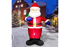 Danxilu 5FT Christmas Inflatable Santa Outdoor Decorations: Festive Holiday Spirit at Your Doorstep!