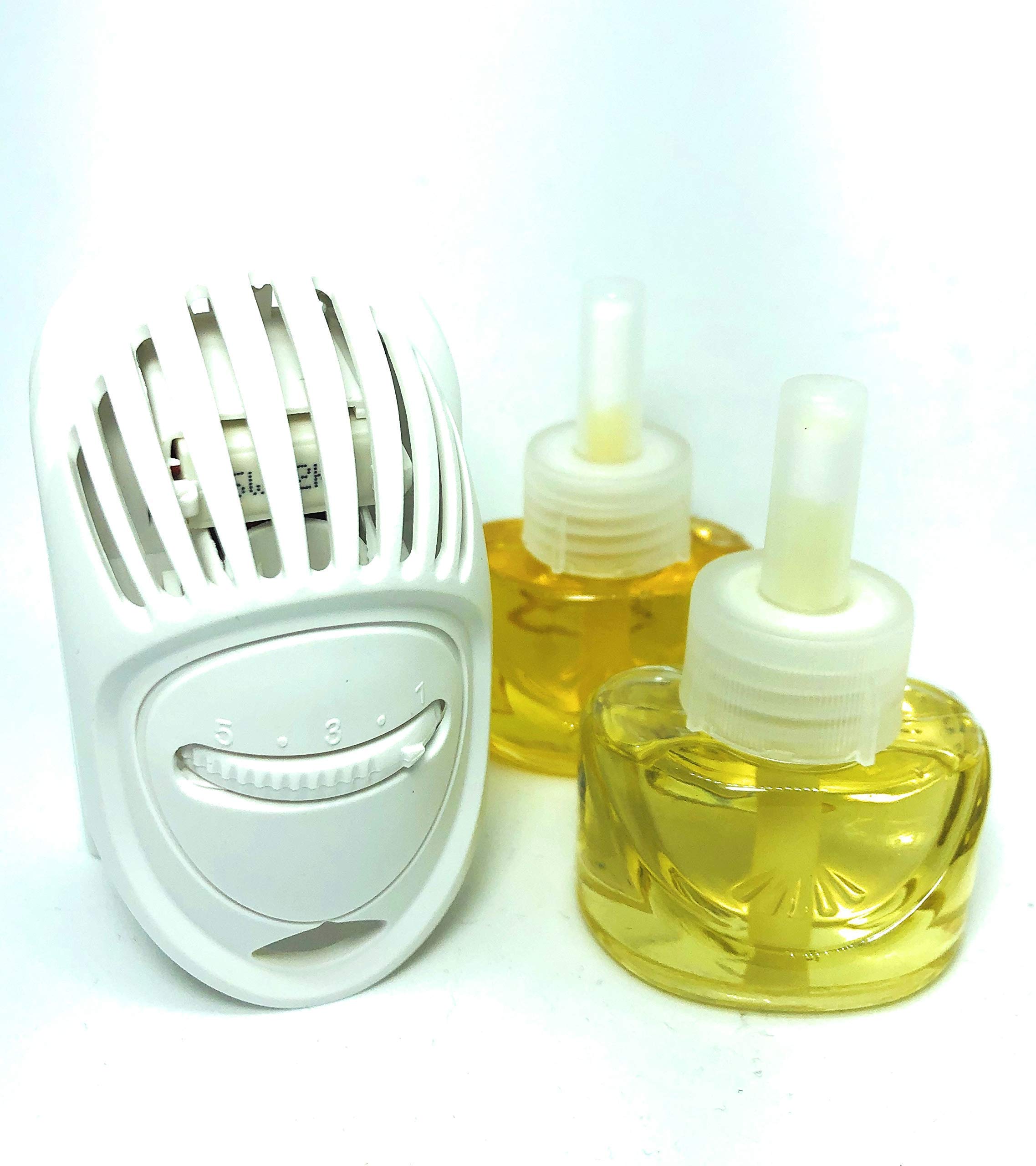 Plugin air freshener unit and 2 refills aftershave inspired