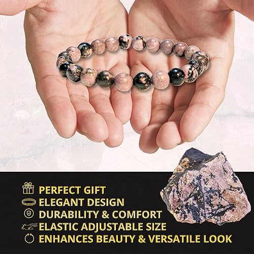 Vista 238 de Money Attraction Bracelet for Wealth, Prosperity & Success – Abundance & Good Luck Feng Shui Bracelet with Pyrite, Citrine, Tiger Eye & Green Green