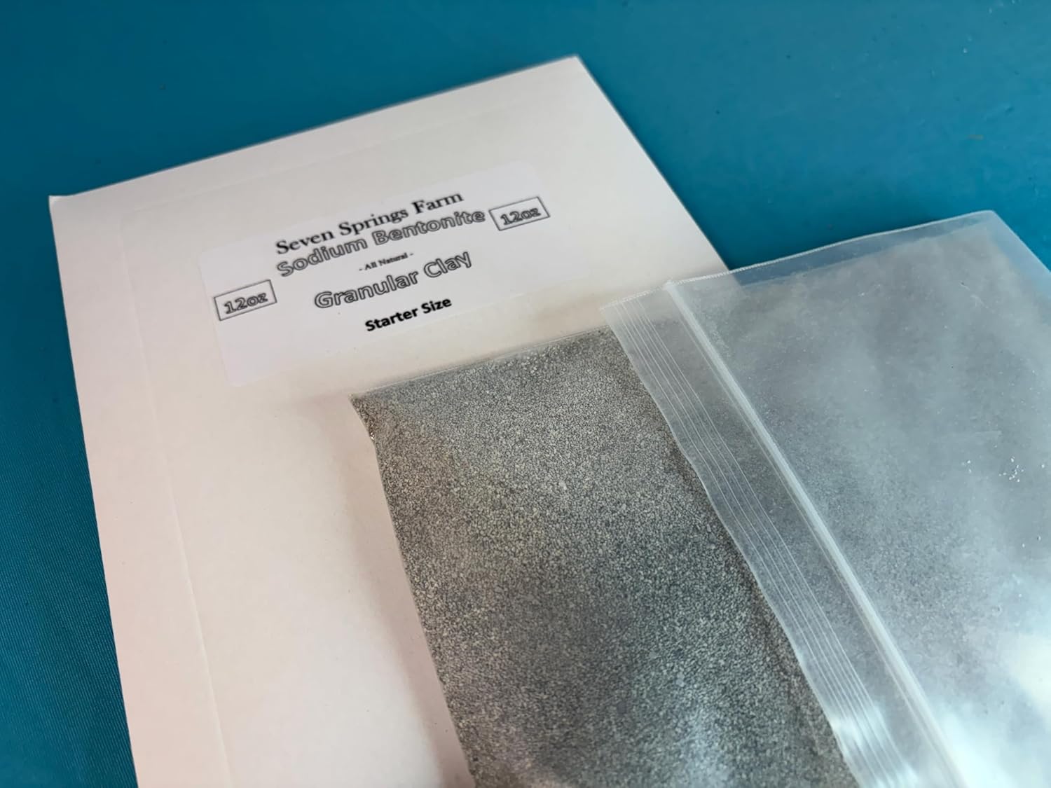 Sodium Bentonite Clay - 12oz Starter Size - Granular All Natural Pond Sealant - High Absorption - Leak Sealer, Wastewater Cleansing Agent, Cat Litter Clumping & Odor Control...ETC. (12 Ounce) image 4