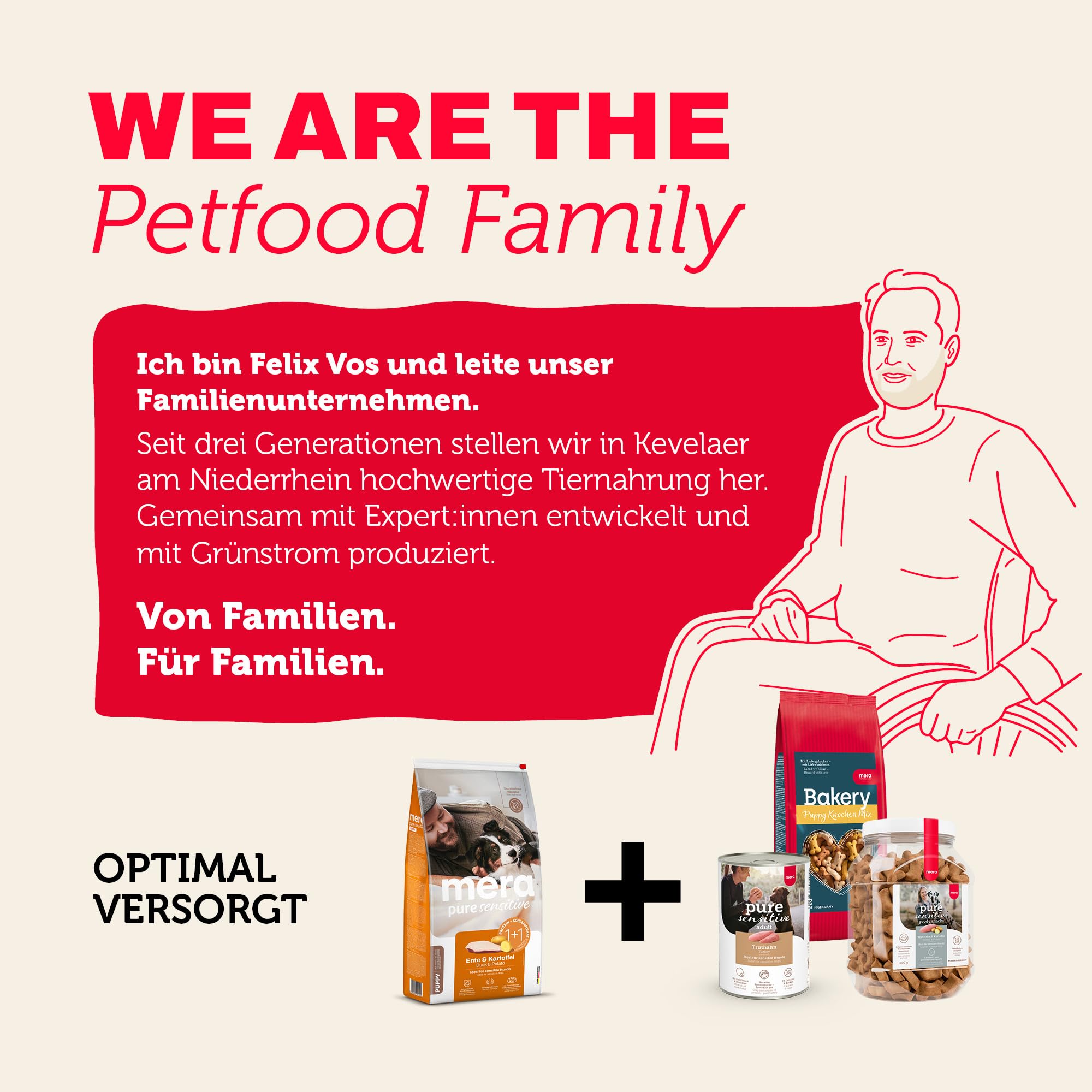 MERA Pure Sensitive Puppy Ente & Kartoffel 12,5kg Welpenfutter getreidefrei | Hochwertige Rezeptur mit Colostrum – hohe Verträglichkeit, magenschonend, für alle Rassen & sensible Hunde geeignet