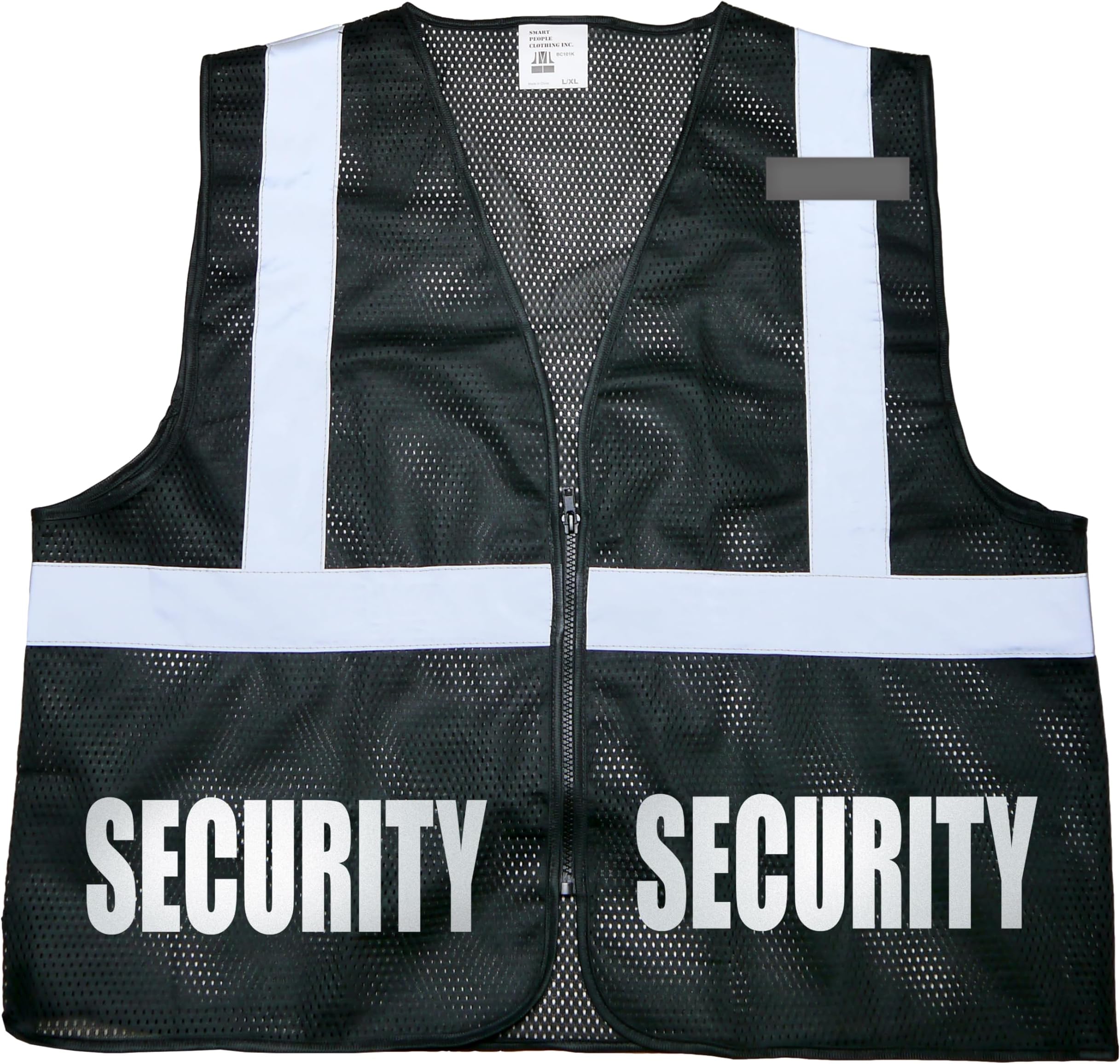 Conspiracy Tee Security Safety Vest with Reflective Decorations front and back. Multiple color combinations available.