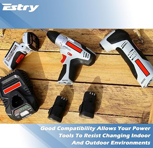 Miniatura 6 de Estry Batería de repuesto de 12 V 2000 mAh para Craftsman Nextec 9-11221 11221, 320.11221 batería de iones de litio