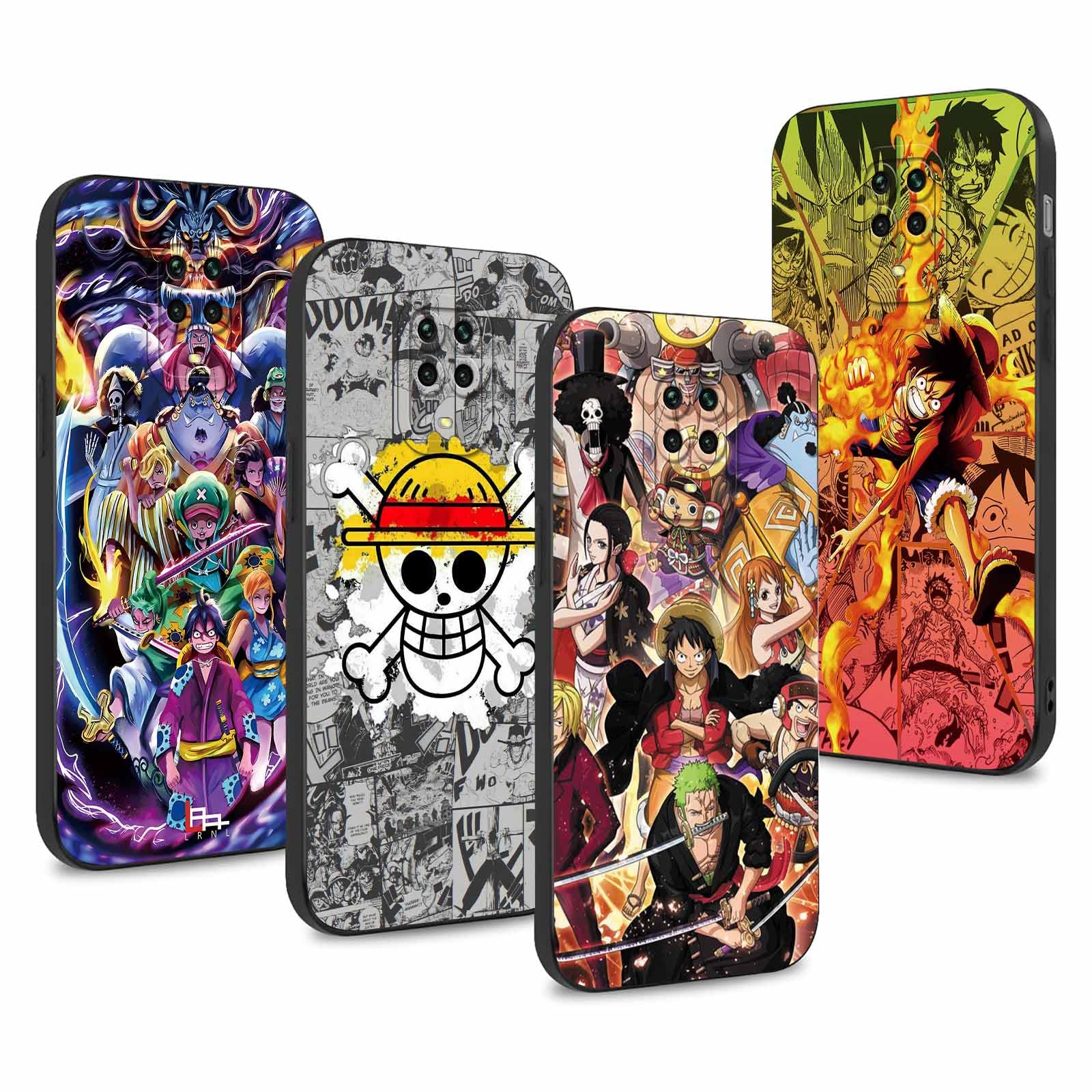 2 Custodie Per Xiaomi Redmi Note 9 Pro / Note 9S (4G) – Design Anime Manga Gear 5 Sun God Nika Zoro – TPU Antiurbo Con Protezione Lente – Confezione Da 2, Modello 01 - 2