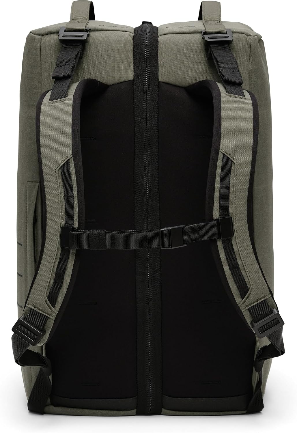 Db Journey Roamer Pro Split Duffel Bag, Travel Duffel Backpack, Convertible Weekender & Carry On with Roller Bag Hook-Up, 50L - Forest Green