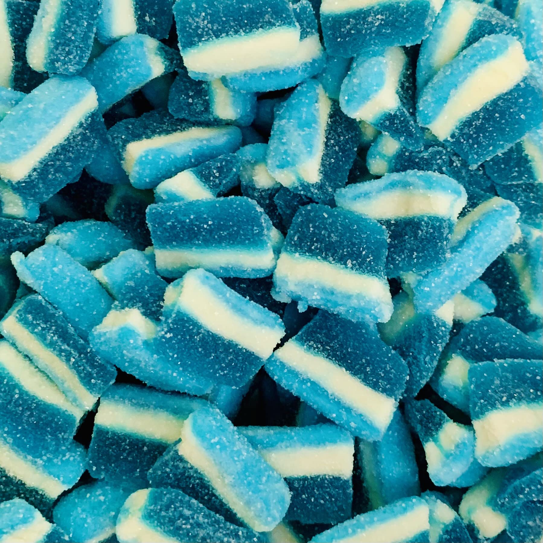 Fizzy Raspberry Slices 1kg Share Bag by The Gourmet Sweet Company