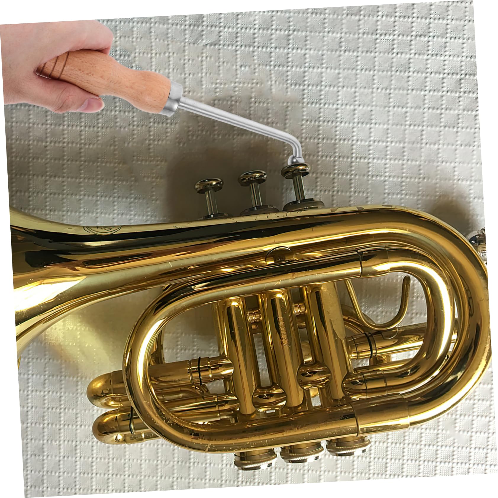VICASKY 2juegos Herramientas De Reparación Para Instrumentos De Viento Incluye Bolas Herramientas Para Mantenimiento De Trompetas Accesorios Prácticos Para Reparación De Instrumentos