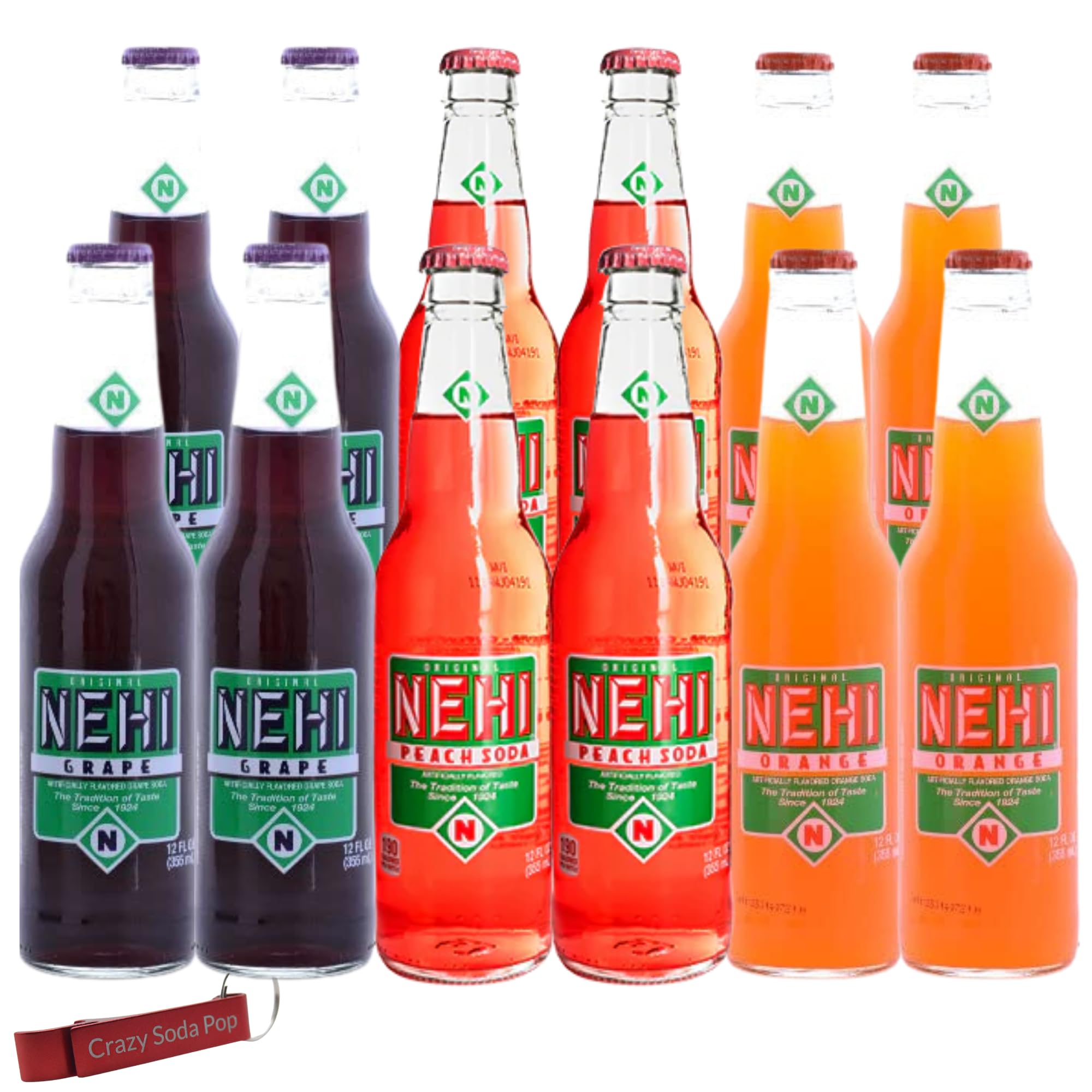 Amazon.com : Nehi Variety Pack | Most Popular Flavors | Real Cane