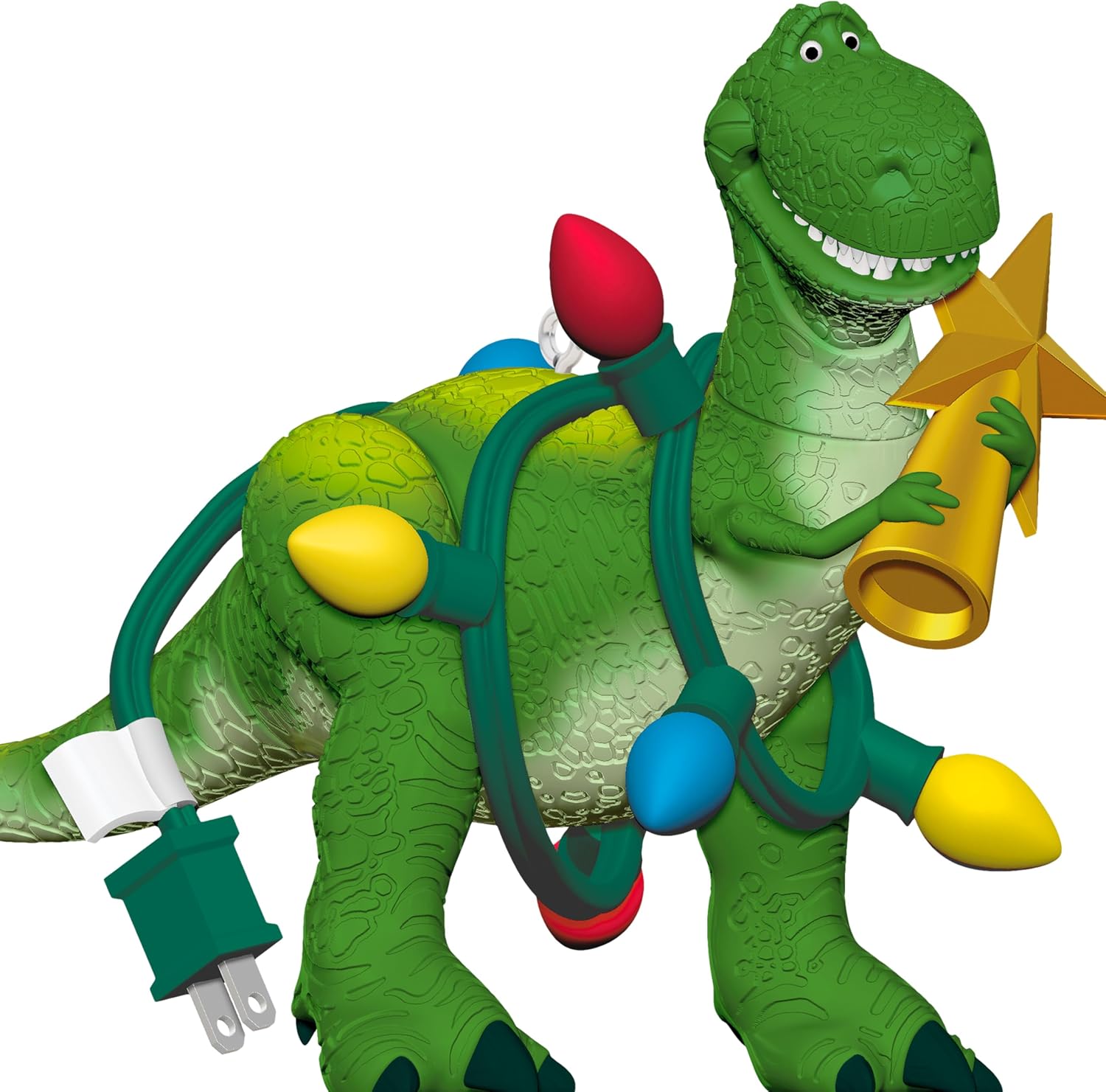 Hallmark Keepsake Disney Toy Story Christmas Ornament (Wrapped-Up Rex)