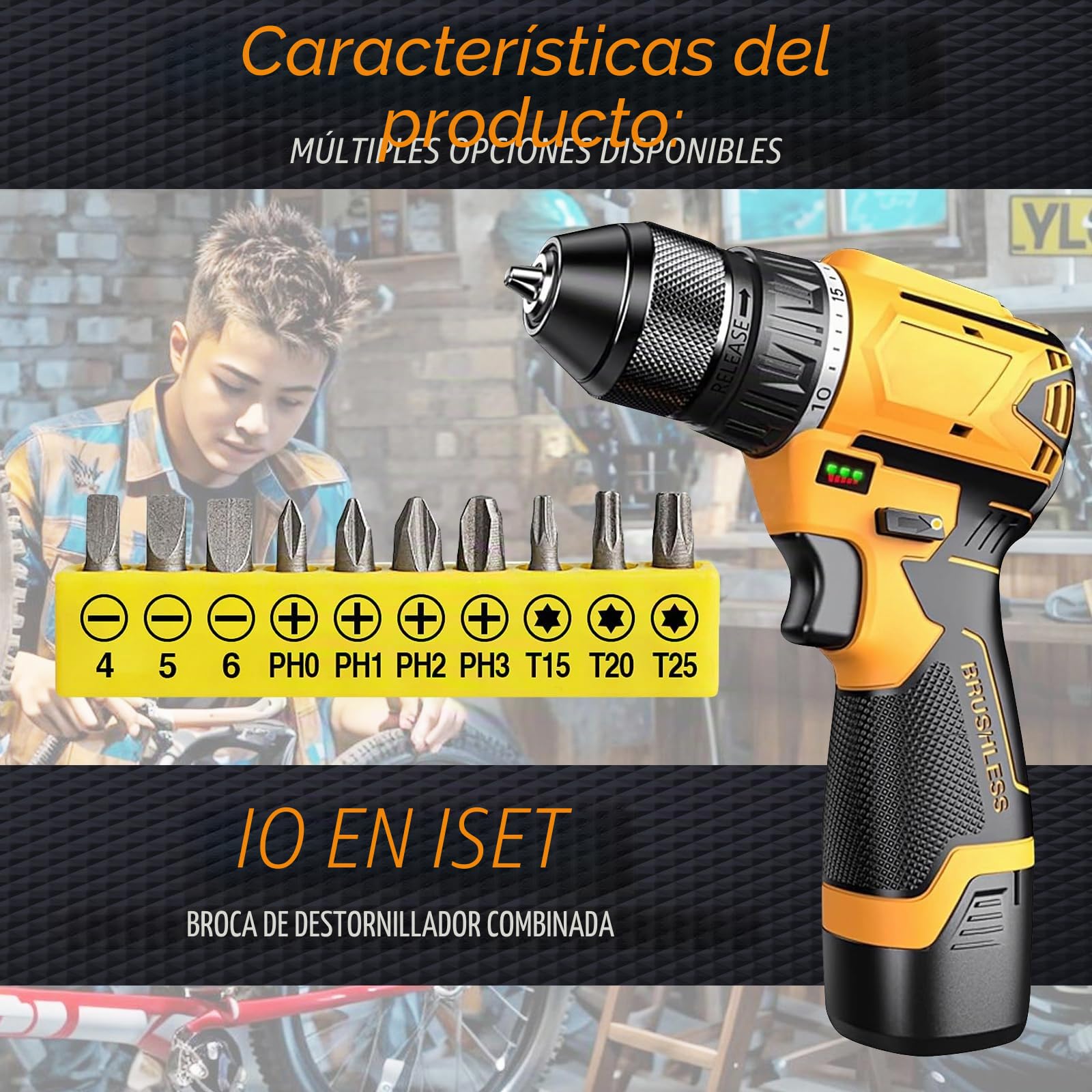 Juego de 20 piezas de accesorios de ángulo de 105° para destornillador, accesorio de ángulo con extensión, accesorios para destornillador inalámbrico, eje flexible para taladro angular