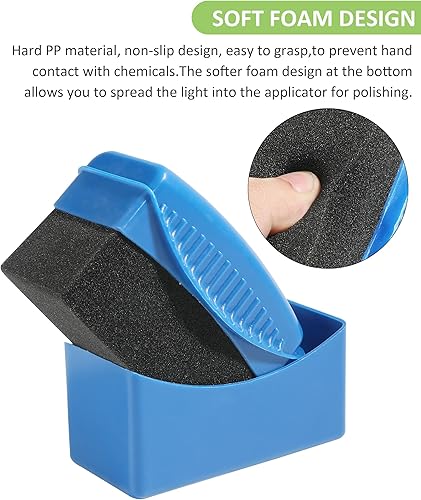 Miniatura 3 de Aplicador de brillo de neumáticos, aplicador de apósito de neumáticos, accesorios de automóvil, almohadilla aplicadora de brillo de neumáticos con