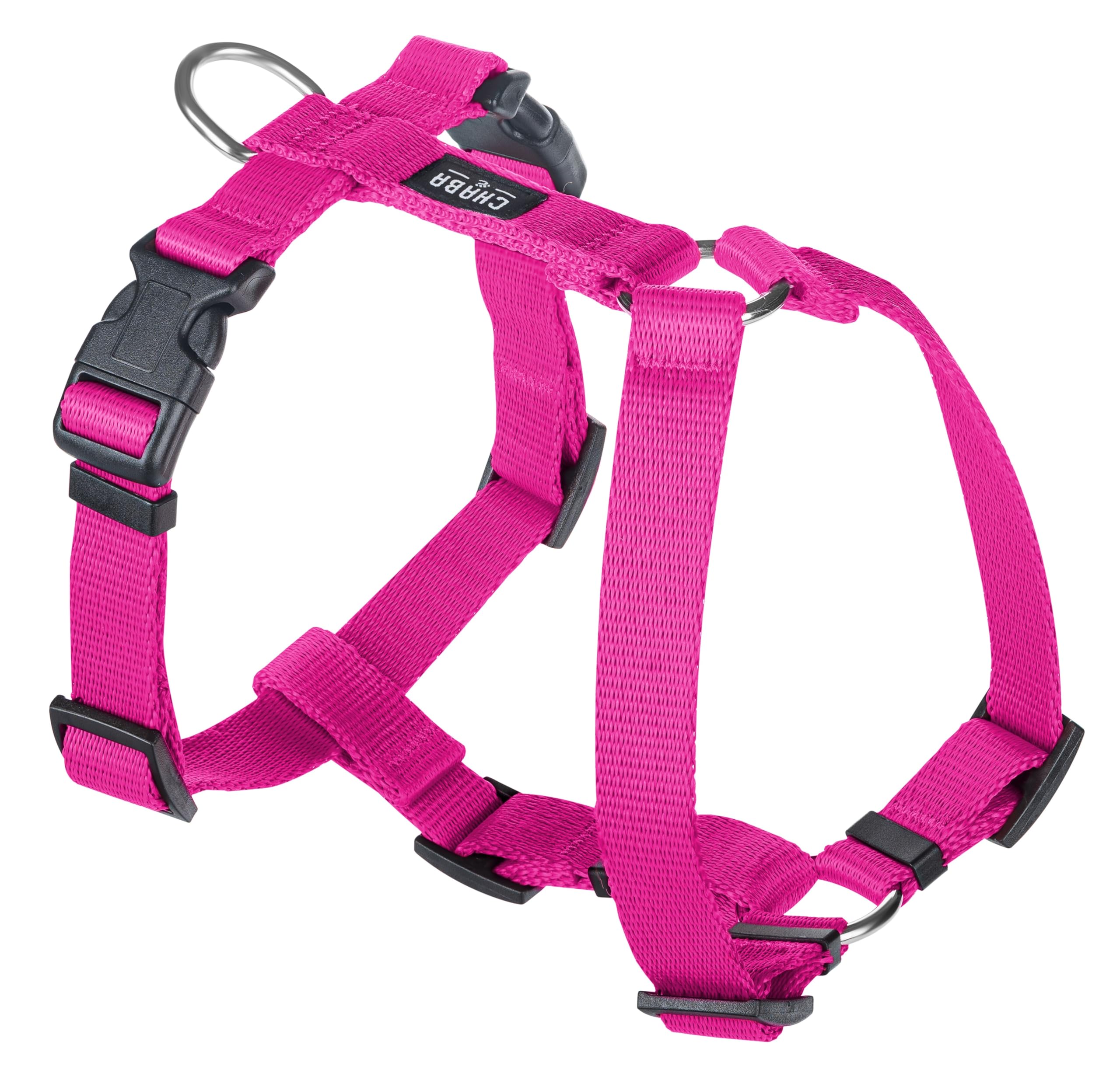 Chaba Guard Harnais pour Petit Chien, Anti Traction, Réglable en 5 Points, Empêchant la Traction et l'étouffement, Confortable et léger, Harnais de Poitrine Classique, Harnet Chien, Taille M, Fusion