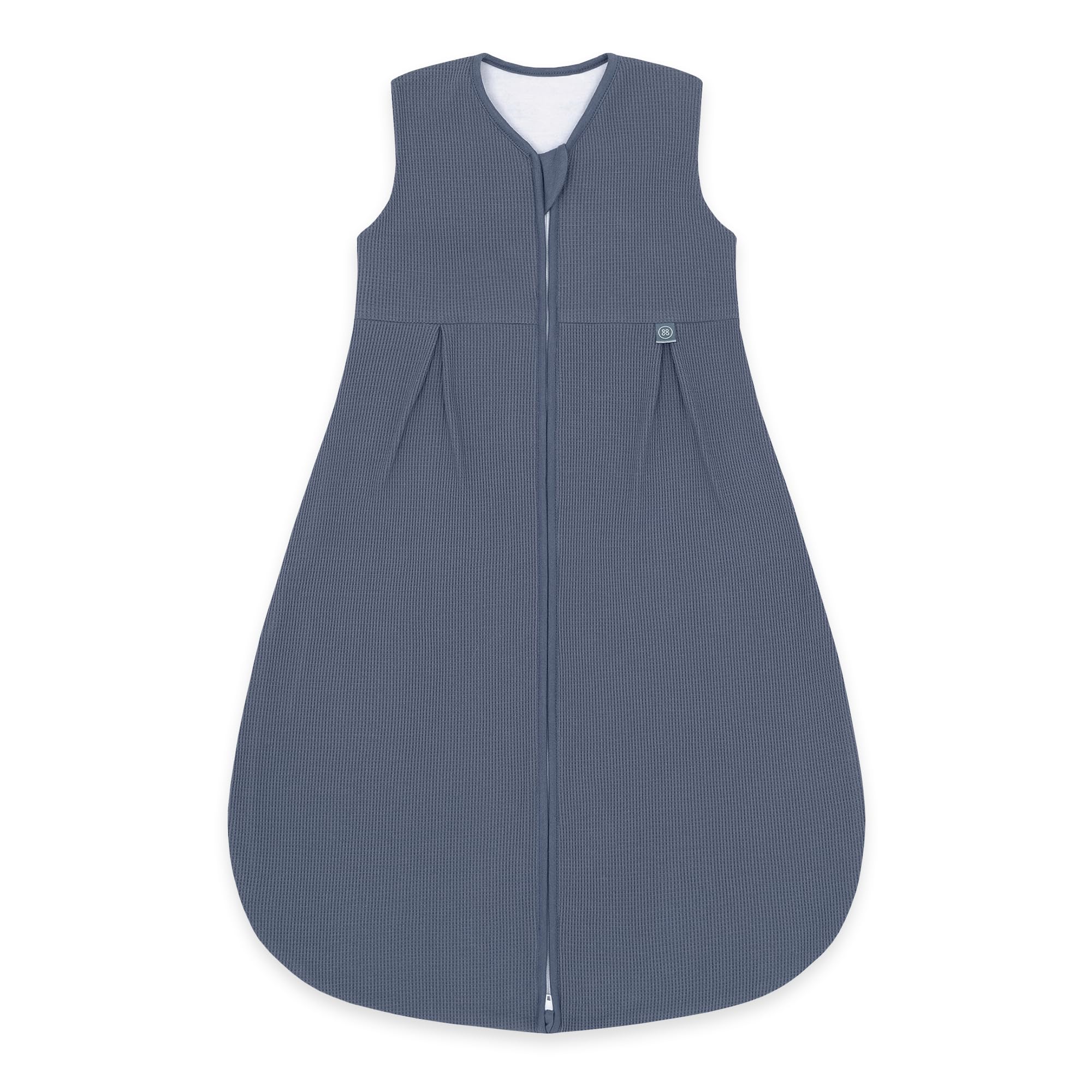 emma & noah Baby Schlafsack 1.0 TOG, Ganzjahres Schlafsack für Neugeborene (Essential Blau, 60 cm)