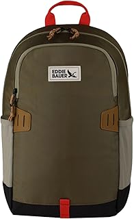 Eddie Bauer Campus Backpack | EDC | Work | Travel | Commuter | Padded Laptop Sleeve | Bottle Pockets | Lightweight | Durable