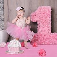 Vista 7 de Shappy Alfombra de pasillo rosa para fiesta, 1.94 oz/m² de grosor, con cinta de alfombra, alfombra de pasillo para graduados, bodas, fiestas, pista