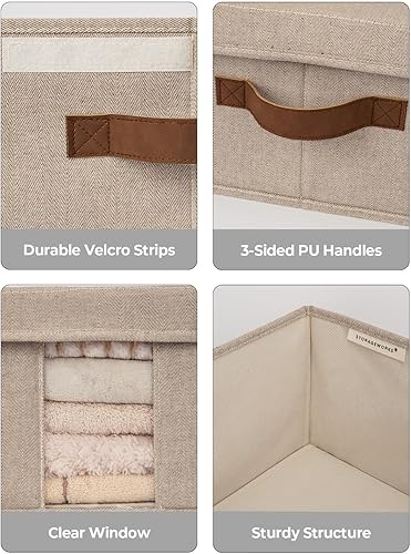 Miniatura 5 de StorageWorks Paquete de 2 contenedores de almacenamiento jumbo debajo de la cama con tapas, contenedores de almacenamiento debajo de la cama con