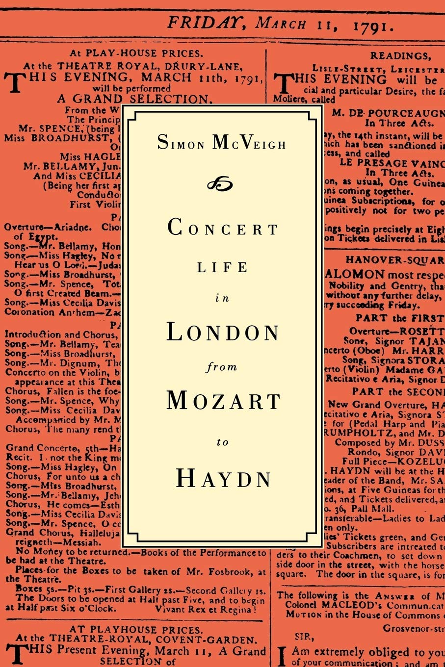 Concert Life in London from Mozart to Haydn McVeigh Paperback 9780521028905