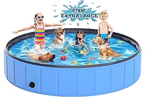 XXL Dog Swimming Pool - Foldable Pet Pool for Large Dogs