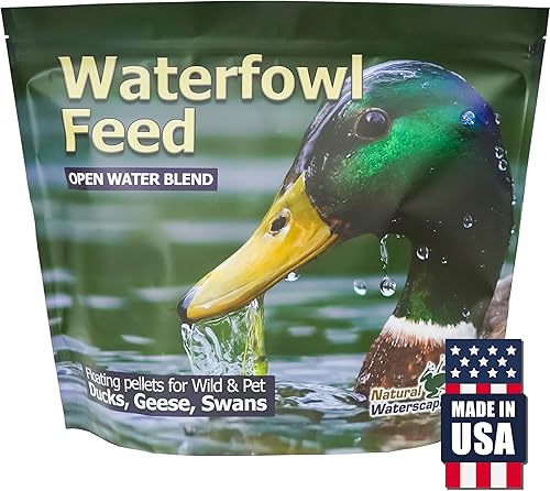 Natural Waterscapes Alimento flotante para aves acuáticas (5 libras) | para patos salvajes, patos de mascotas, gansos, cisnes
