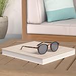 ZENOTTIC Lunettes de soleil polarisés pour femmes Hommes : cadre carré rétro UV Protection paquet de 2