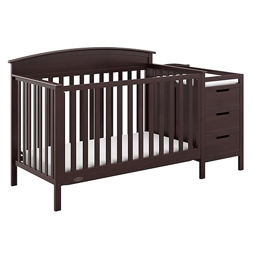 Miniatura 23 de Graco Benton - Cuna convertible 5 en 1 (Gris Guijarro) – Certificado GREENGUARD Gold, se convierte de cuna de bebé a cama infantil, diván y cama de