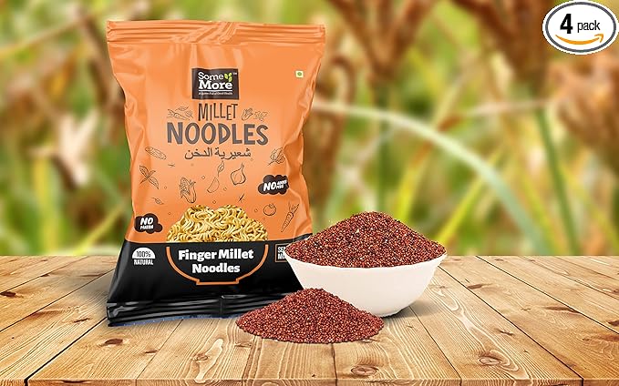 Some More Instant Healthy Finger Millet Noodles - Combo of 4 Pack of Noodles 175 Grams*4