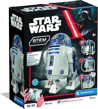 Clementoni Kit Robot R2-D2 Interactif à Construire