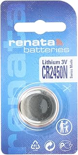 One (1) X Renata CR2450N Lithium Watch/Key/Gadget Battery 3v Blister Packed - Swiss Made Quality