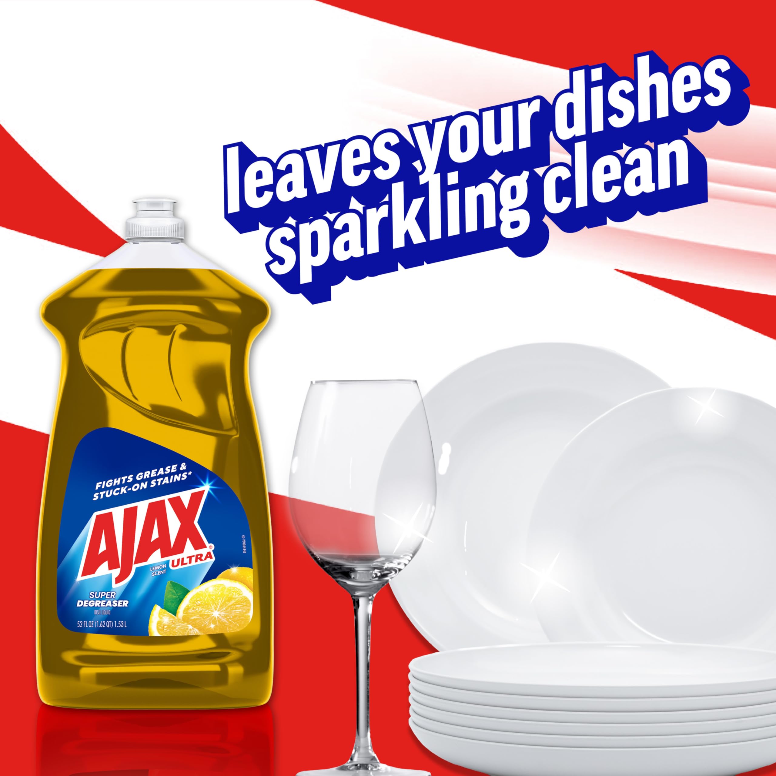 Amazon.com: Ajax Ultra Super Degreaser Dish Soap, Lemon Scent, 52