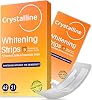 Crystalline Teeth Whitening Strips – 42 Strips 21 Treatments, 3 Weeks Supply – Enamel Safe, All-Natural Ingredients – Professional at-Home Whitening for a Brighter Smile