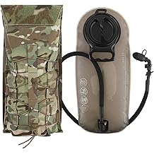 PETAC GEAR 1.5L / 3L Tactical Hydration Pack，Molle Carrier Pouch for 50 oz /100 oz Hydration Bladder Daypack Water Backpack.