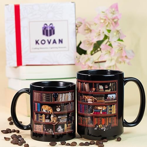 Miniatura 7 de Taza de biblioteca para amantes de los libros, taza de café para amantes de los libros, taza de café para amantes de los libros, taza de café, taza