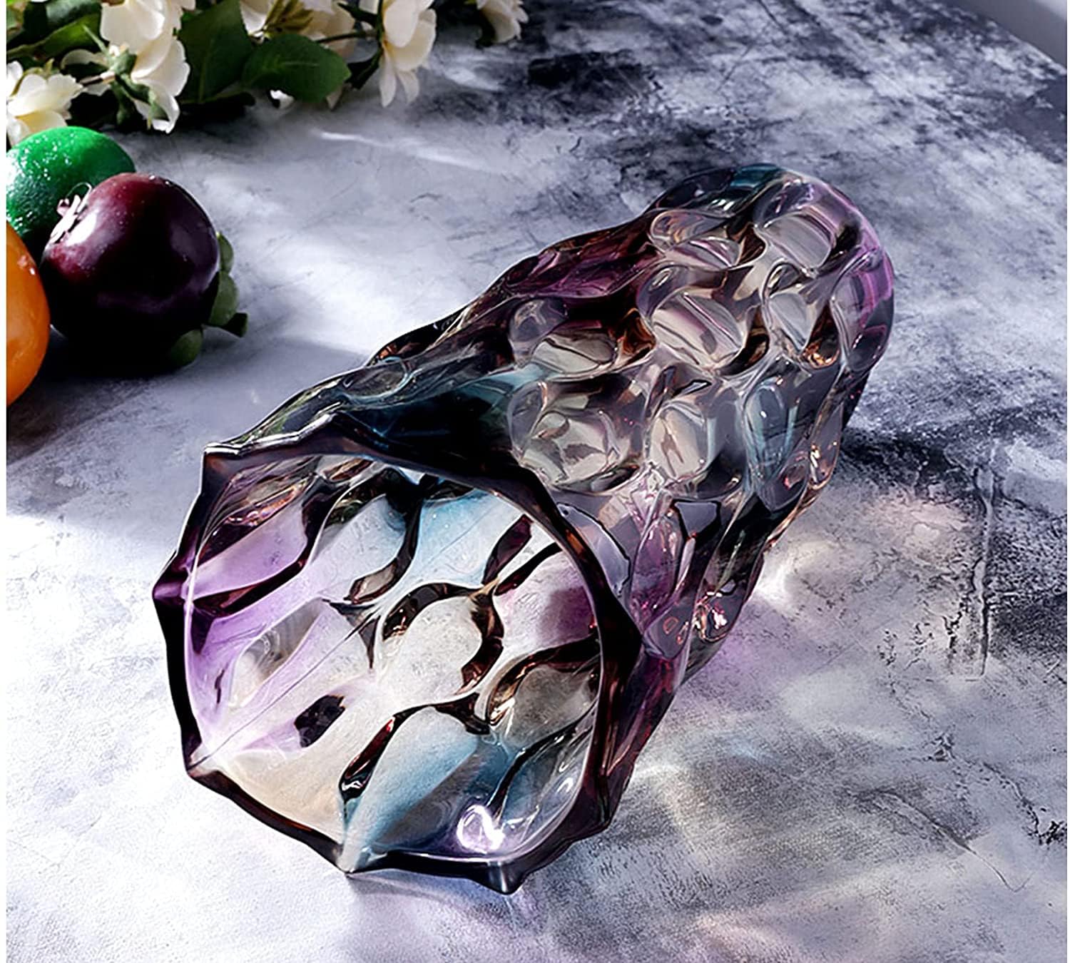 Glass Flower Vase, 24cm Hight Modern Minimalist FlowerVase - Image 3