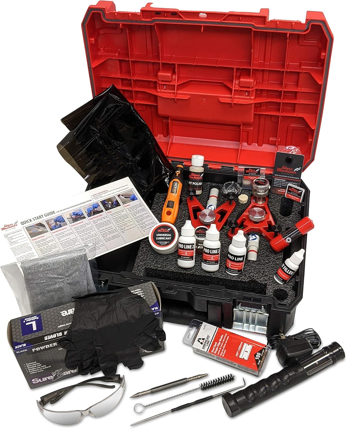 Glass Mechanix Windshield Repair kit Daytona II Windshield