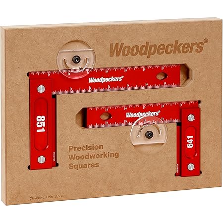 Woodpeckers Stainless Steel Square Set Squares Layout Tools