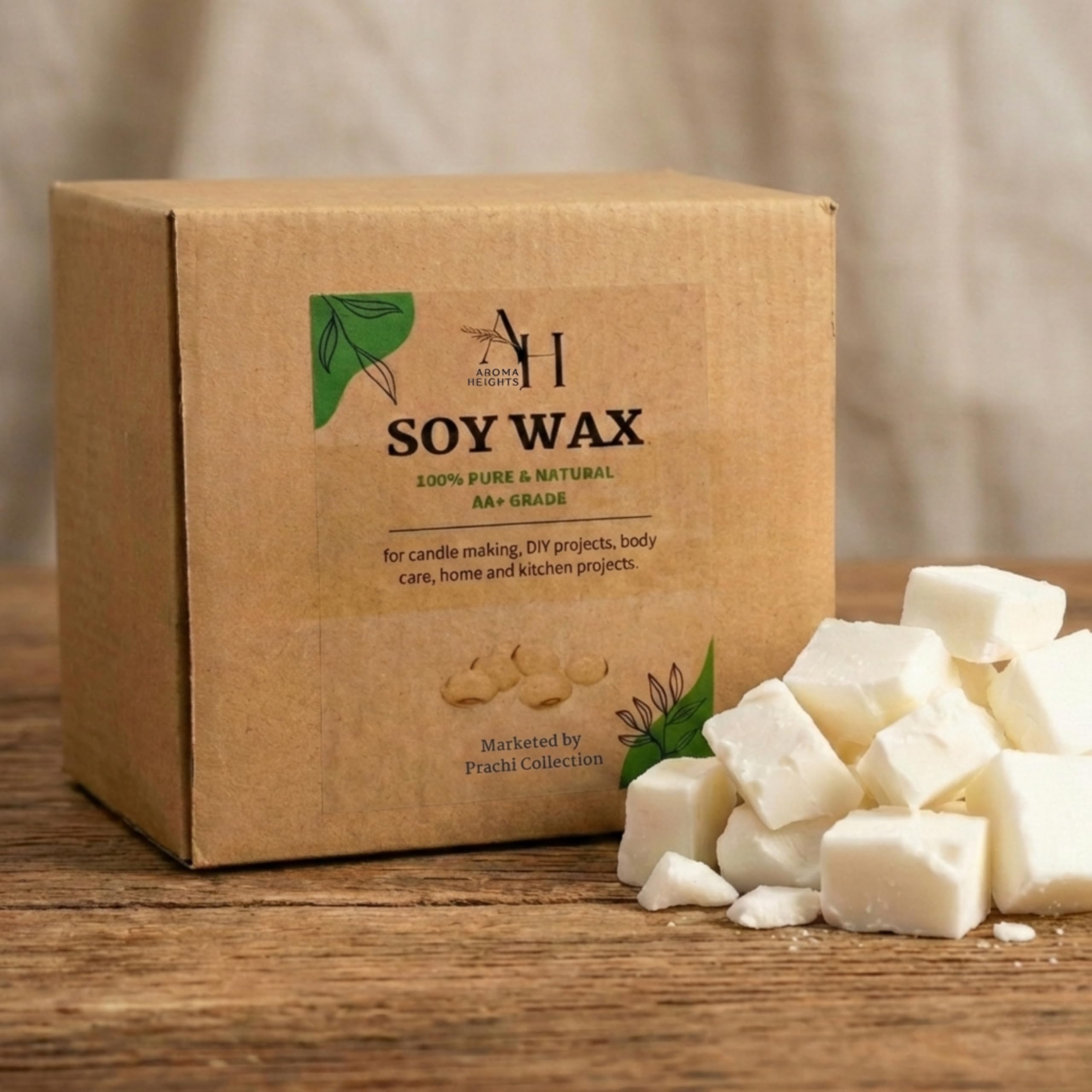 Aroma Heights - Pure Soy Wax for Candle Making and Body Care | Natural Soy Wax (1 KG)-image-25