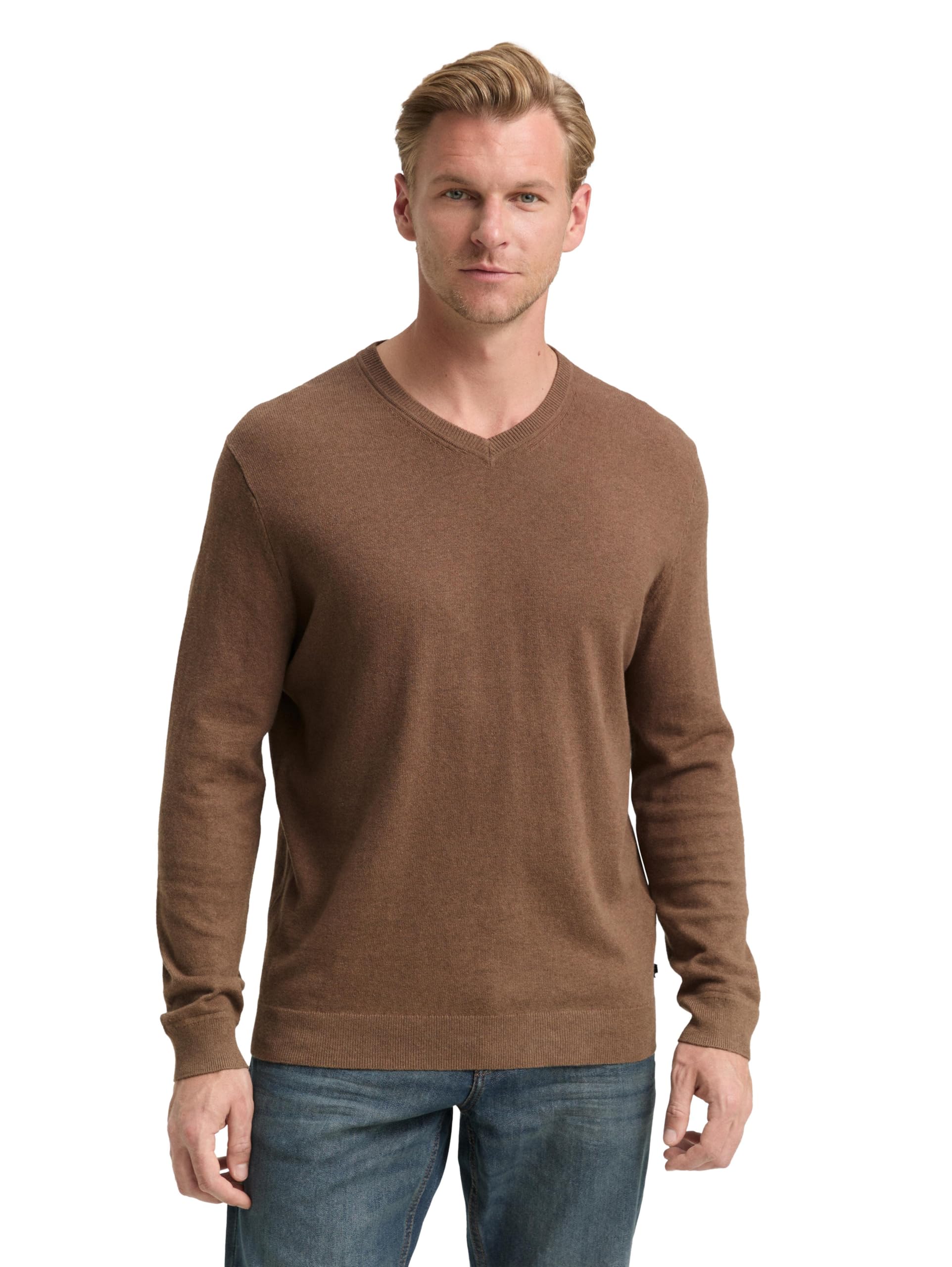 Tom Tailor Herren 1048016 Strickpullover mit Kaschmir-Anteil (1er Pack)