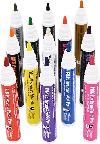 Miniatura 9 de Lápiz de pedicura Warren London Pawdicure, esmalte de uñas para perro, paquete de de 1, Anaranjado Neón