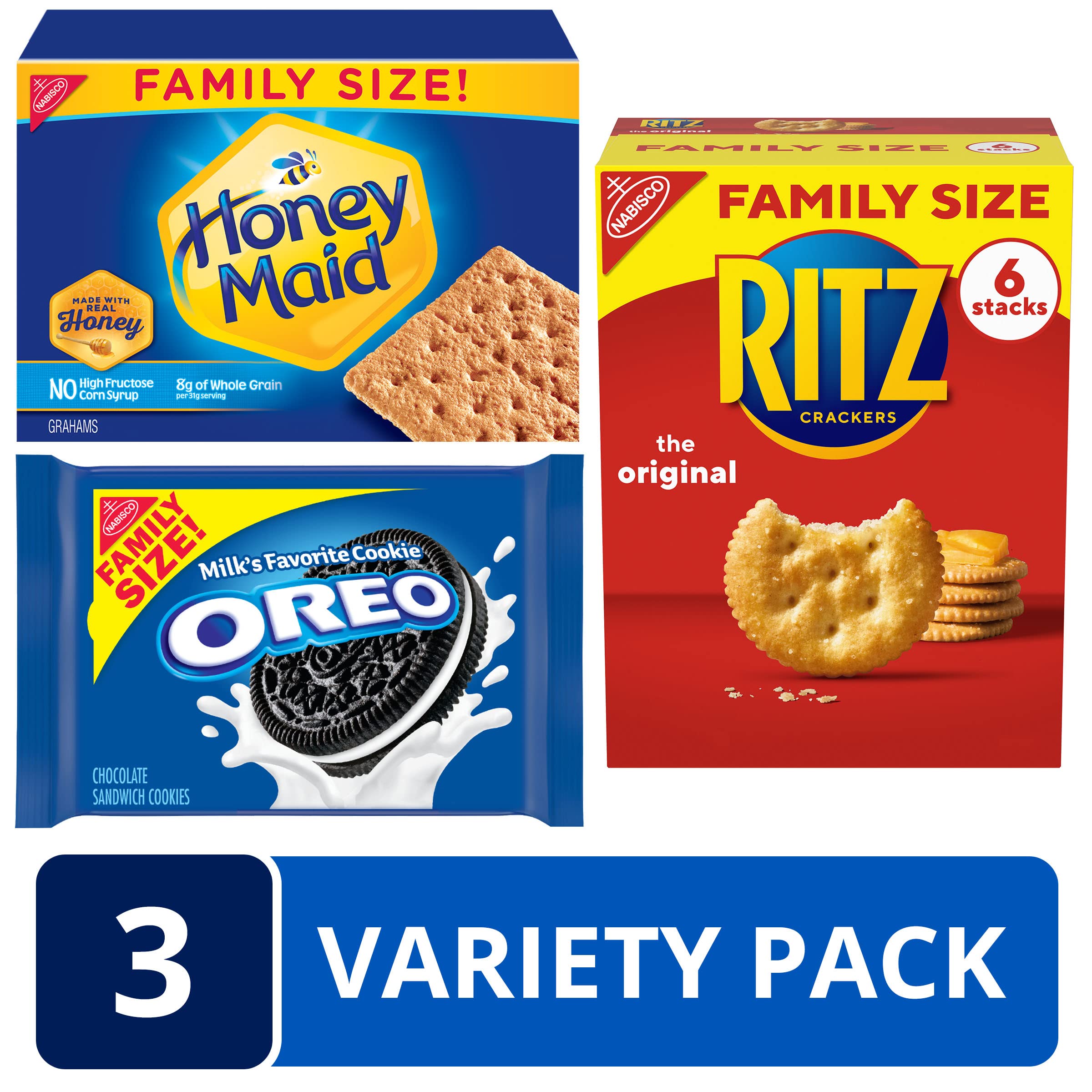 Buy OREO Original Cookies, RITZ Crackers, Honey Maid Graham Crackers