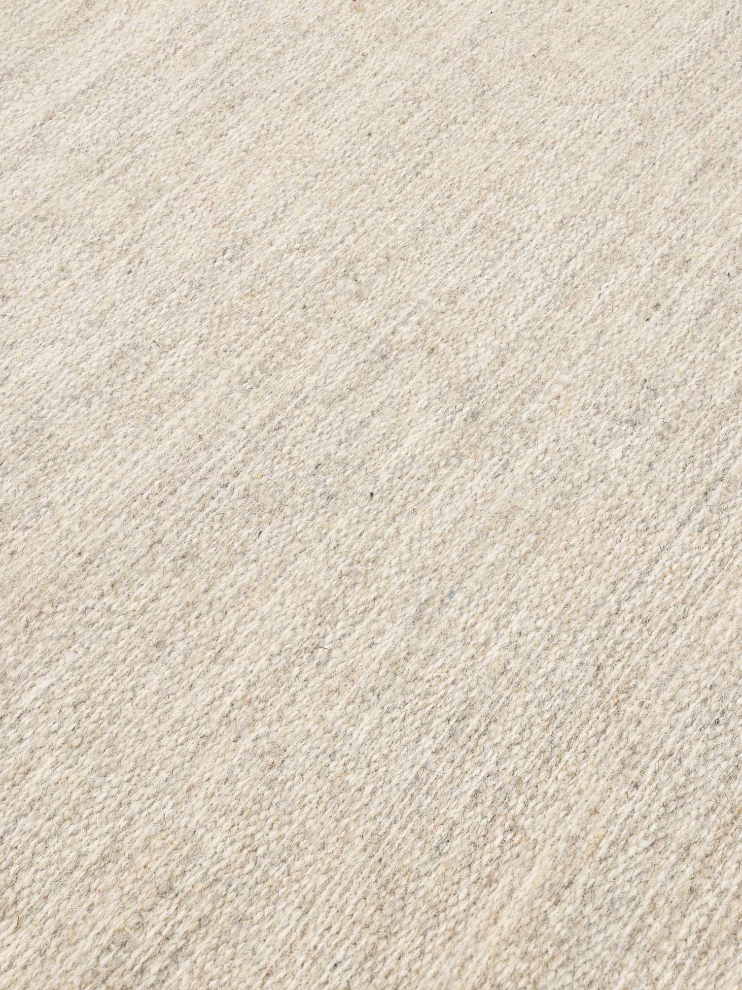 RugVista Melange Alfombra, 80 x 400 cm, Beige | Rectangular, Pelo corto, Limpieza en seco, Oeko-Tex 100, Sala de estar, Comedor, Dormitorio, Cocina, Pasillo