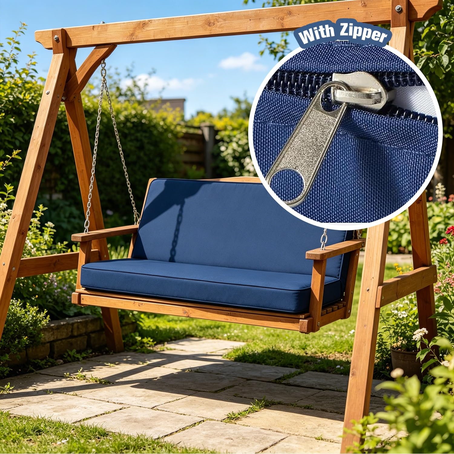 Cuscino Panca Esterno Impermeabile Cuscino per Panca da Interno Cuscino Seduta con Fondo Antiscivolo, Cuscini Impermeabili da Esterno per Giardino, Patio, Finestra(17 dark gray,165x60x5cm)