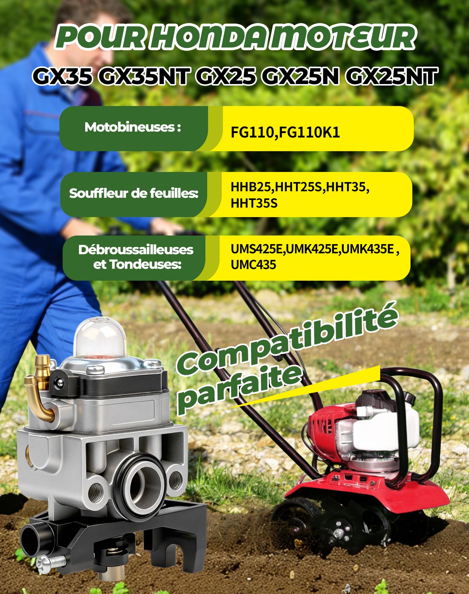 Zestaw gaźnika do Honda GX25
