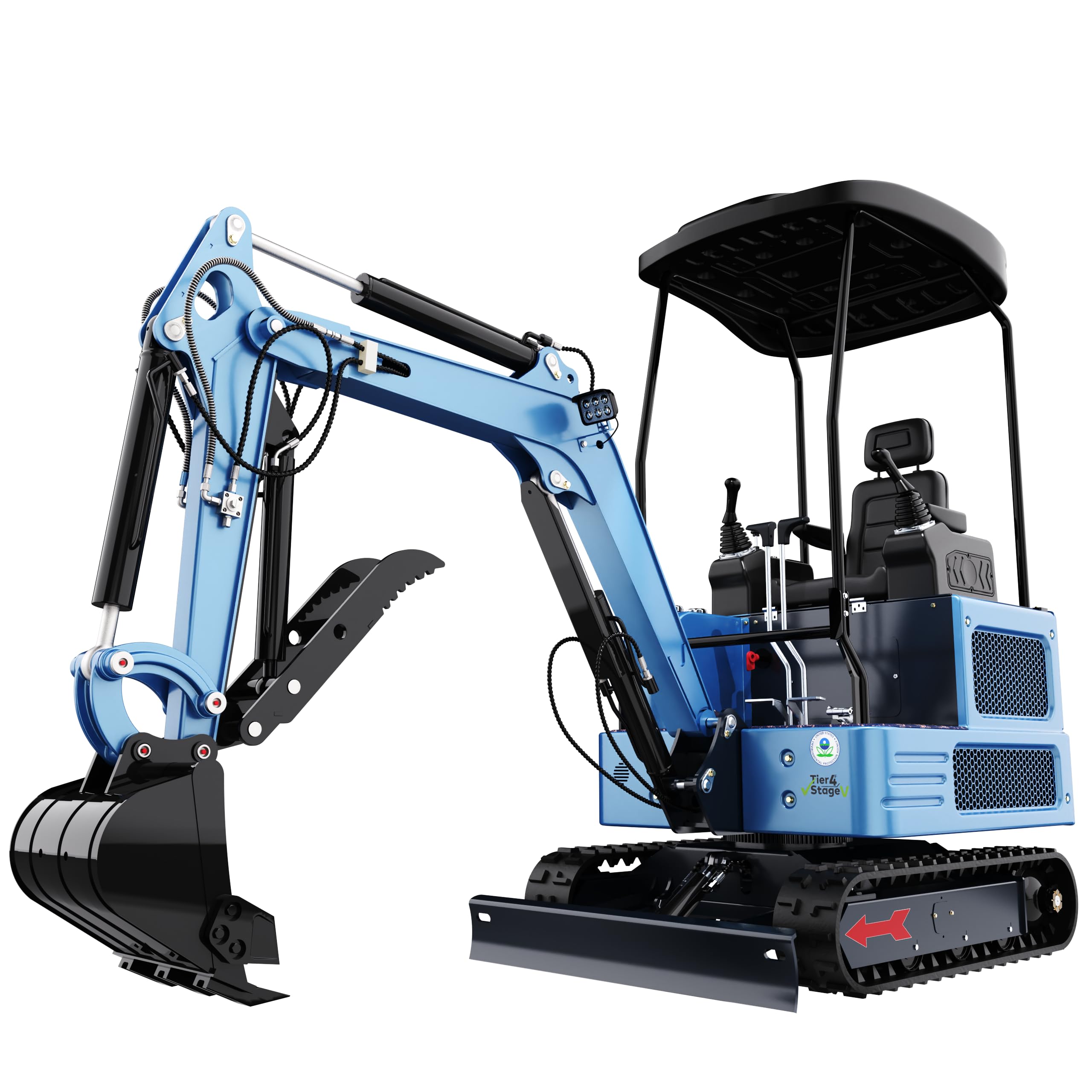 Amazon.com: DS-180L, 1.8 Ton Diesel Mini Excavator with EPA