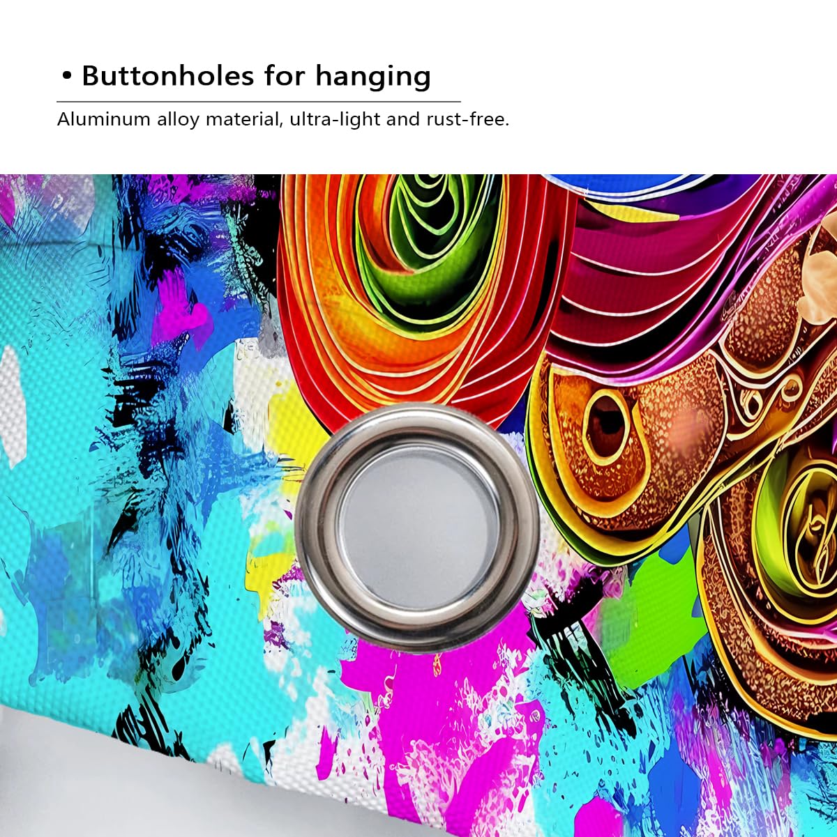 Farbenfroher Abstrakter Löwen-Duschvorhang Künstlerischer Tierölmalerei-Stil Duschvorhang Wasserdichter Polyesterstoff Schnelltrocknen mit Haken 200 x 220 cm