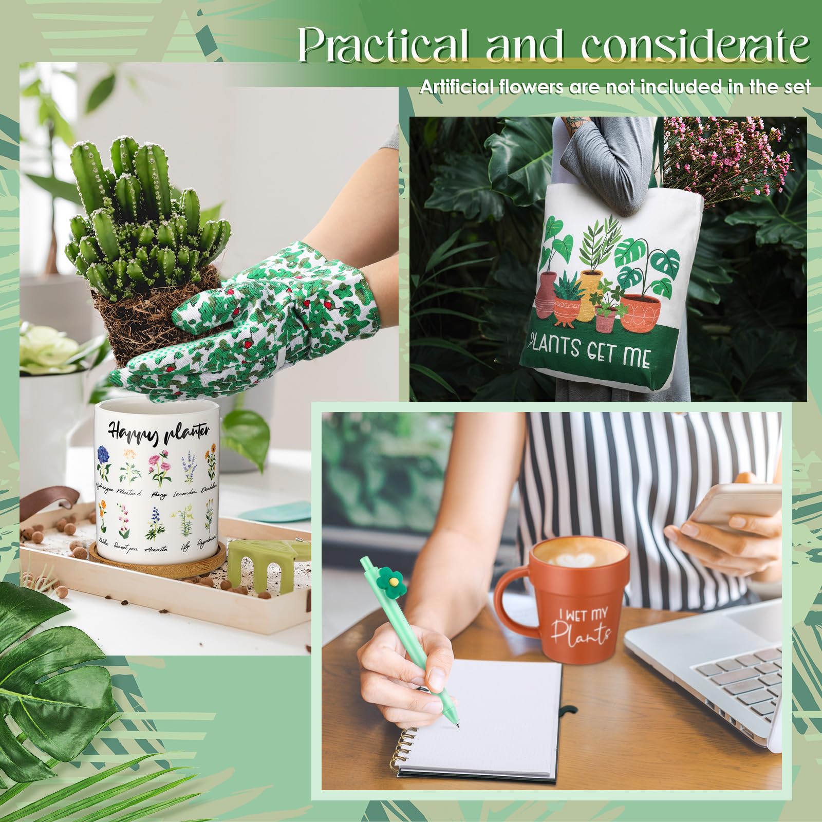 Amazon.com: Jingmore 8 Pcs Plant Lover Valentine's Day Gift for Women -  Funny Lady Gifts Include Box, Mug, Tote Bag, Journal, Pot, Card, Gardening  Gloves, and Pen : Home & Kitchen