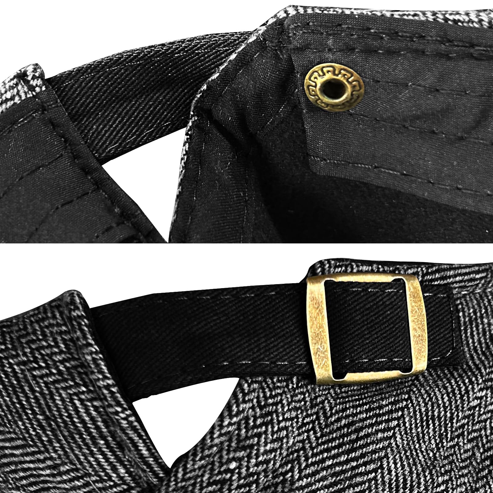 meioro męska czapka bawełniana, czapka z motywem Herringbone Tweed Newsboy, regulowana czapka z mieszanki wełny, czapka, czapka Gatsby, Cabbie, Ivy Caps, regulowana czapka, styl Gatsby, czapka z