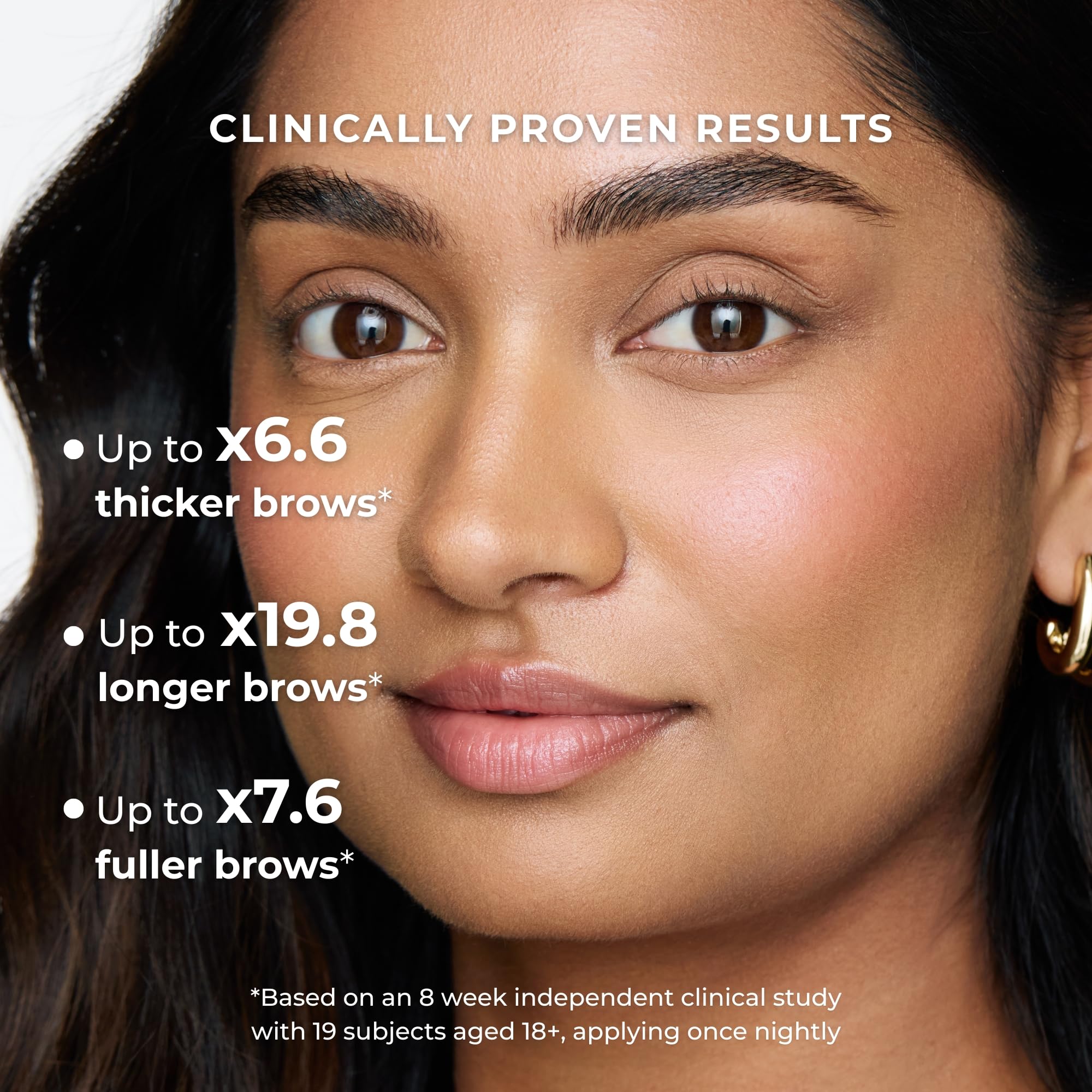 Wunderbrow Growth Enhancer Brow & Lash Serum, 2-in-1 Growth Serum for Fuller Thicker, Healthier Eyebrows & Eyelashes - Image 4
