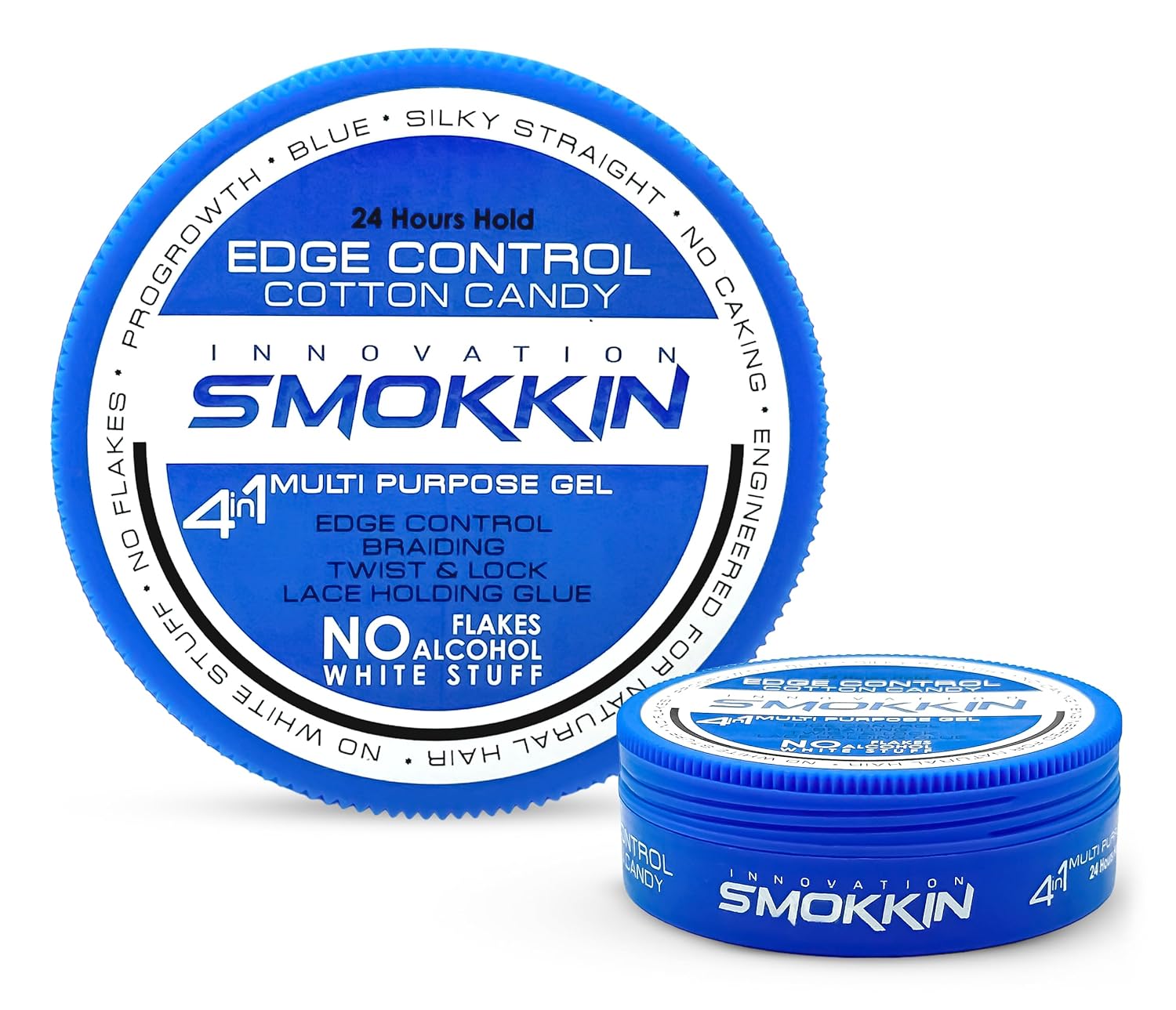 Strong Hold Hair Wax for Edge Control, Braiding & Twists, Versatile Styling for Diverse Hair Types (Cotton Candy 5.09 Fl oz)