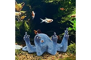 Glowing Octopus Sculpture Adorns Aquariums